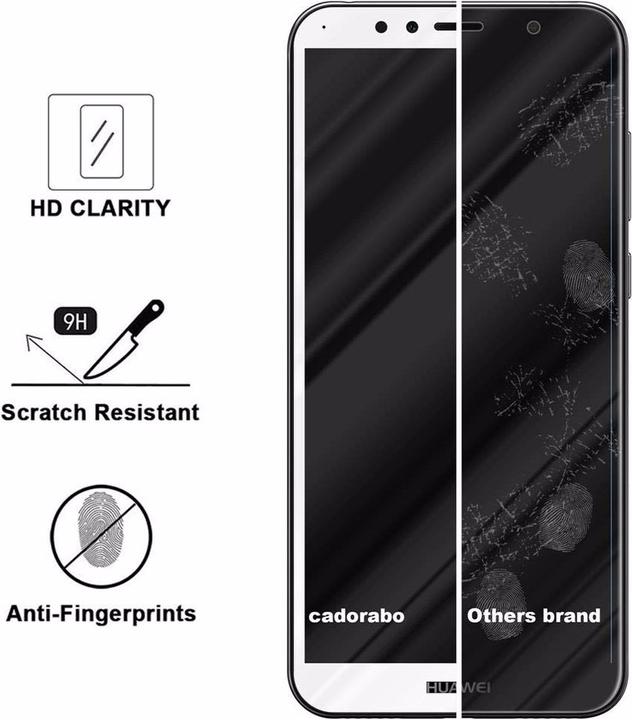 Produktbild Cadorabo Vollbild Displayschutzglas (1 Stück, Huawei Y6 Prime (2018))