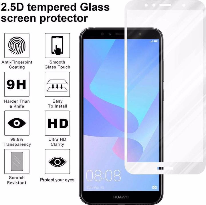 Produktbild Cadorabo Vollbild Displayschutzglas (1 Stück, Huawei Y6 Prime (2018))