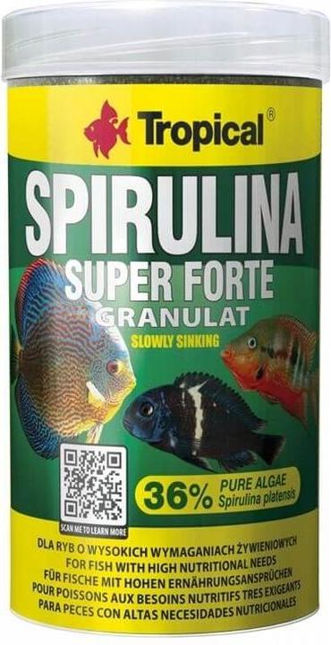 Actual product image Tropical Super Spirulina Forte Granules (250 ml)