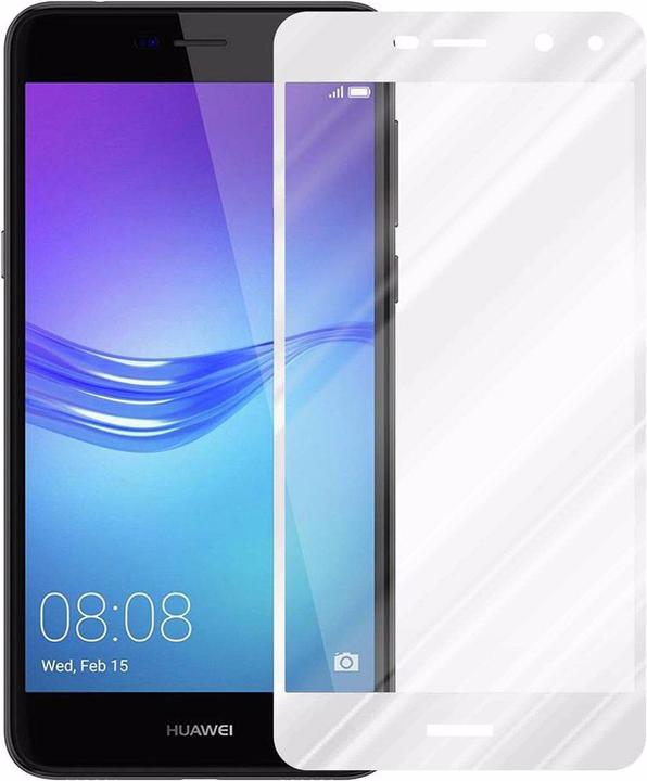 Actual product image Cadorabo Full screen display protection glass (1 Piece, Huawei Y5 (2017), Huawei Y6 (2017))