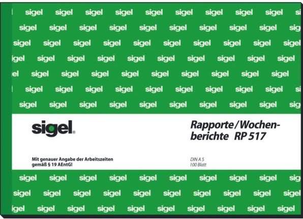 Immagine prodotto Sigel Rapporti/Rapporti settimanali (100 x)