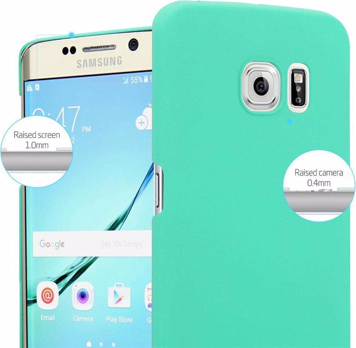 Image du produit Cadorabo Couverture rigide Frosty Cover (Samsung Galaxy S6 Edge)