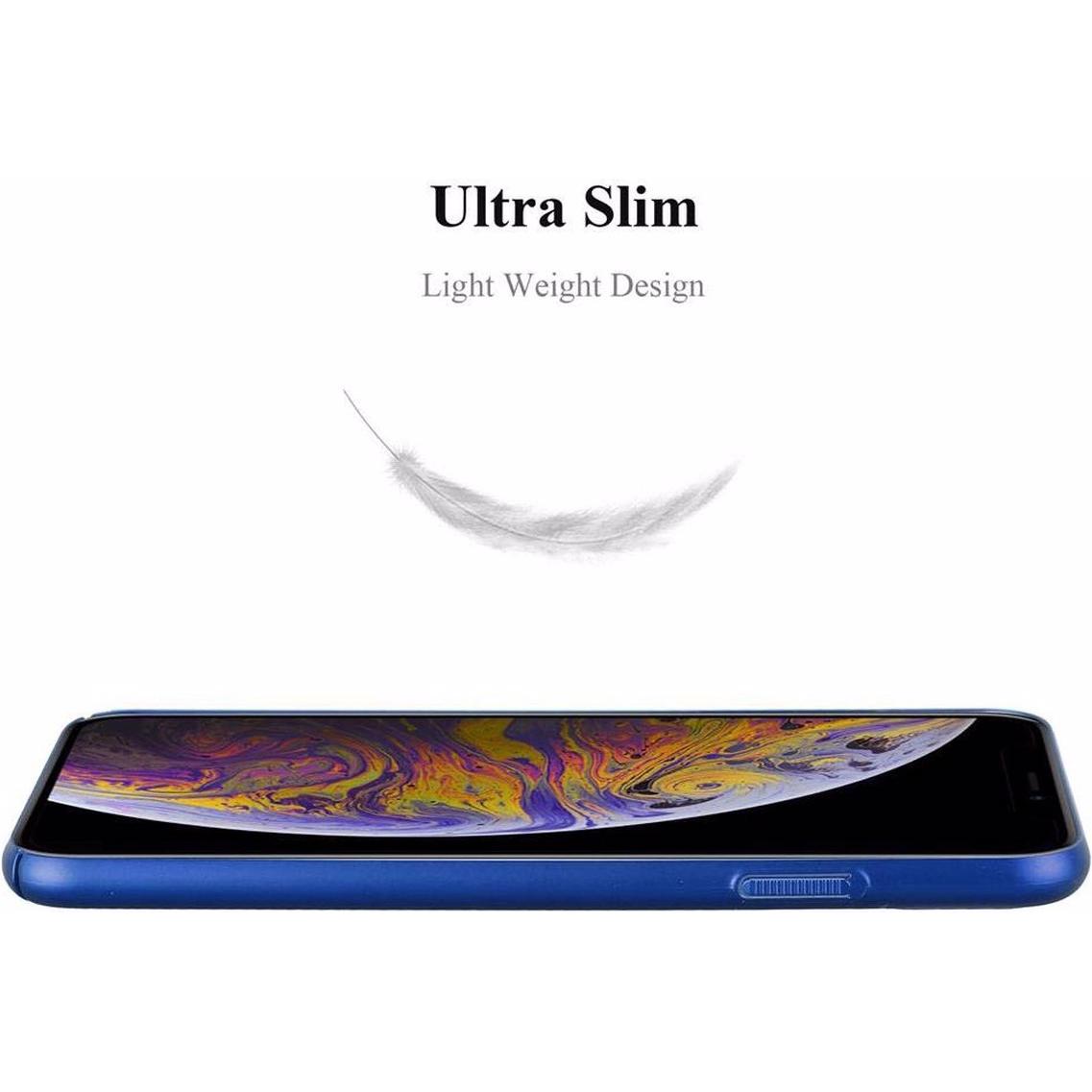 Thumbnail - Cadorabo Hard Cover Matt Metall Cover (Apple iPhone XS Max), Smartphone Hülle, Blau