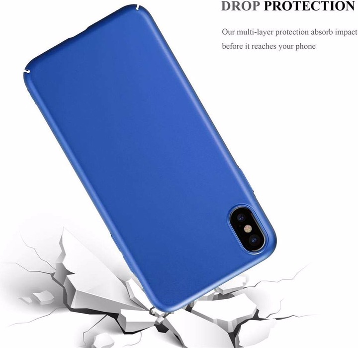 Produktbild Cadorabo Hard Cover Matt Metall Cover (Apple iPhone XS Max)