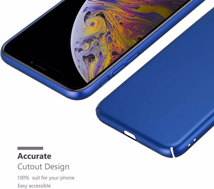 Produktbild Cadorabo Hard Cover Matt Metall Cover (Apple iPhone XS Max)