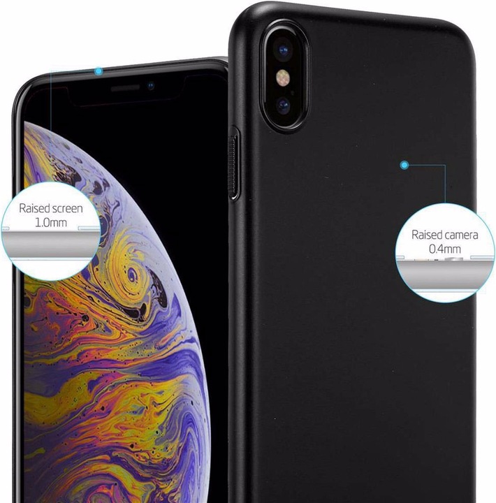 Produktbild Cadorabo Hard Cover Matt Metall Cover (Apple iPhone XS Max)