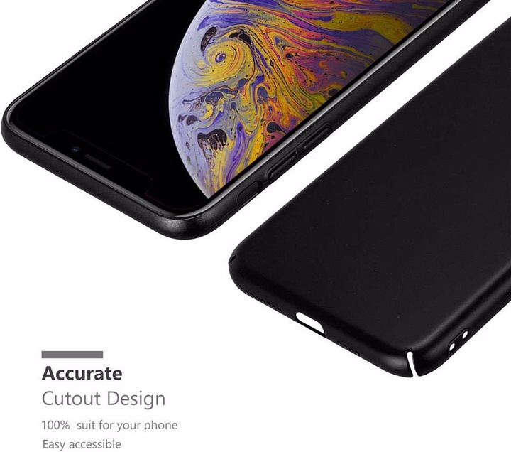 Produktbild Cadorabo Hard Cover Matt Metall Cover (Apple iPhone XS Max)