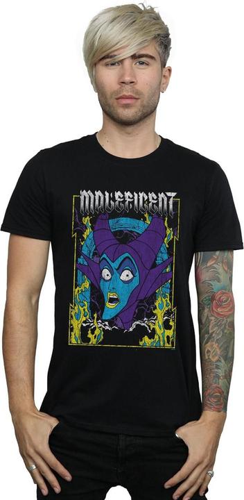 Actual product image Disney Mens Maleficent Poster T-Shirt (4XL)