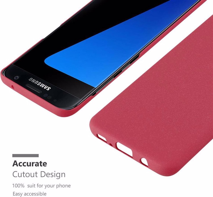 Actual product image Cadorabo Hard Cover Frosty Cover (Samsung Galaxy S7 Edge)