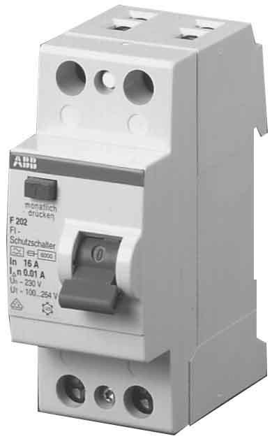 Produktbild ABB FI-Schutzschalter 2-polig 40A/0,3A