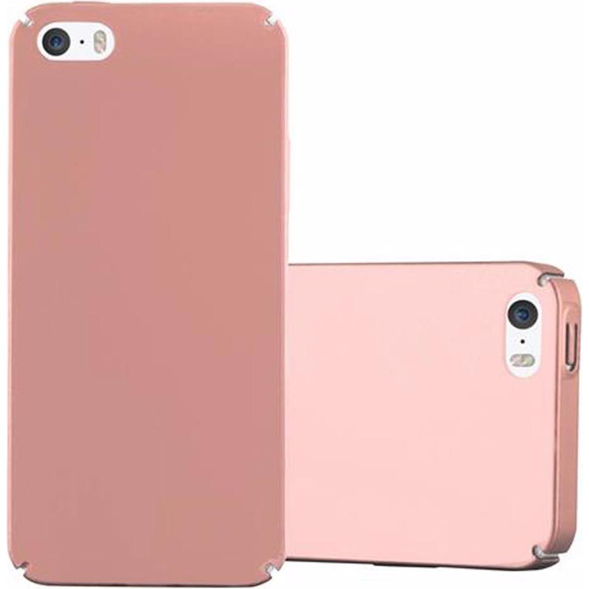 Thumbnail - Cadorabo Hard Cover Matt Metall Cover (Apple iPhone 5), Smartphone Hülle, Rosa