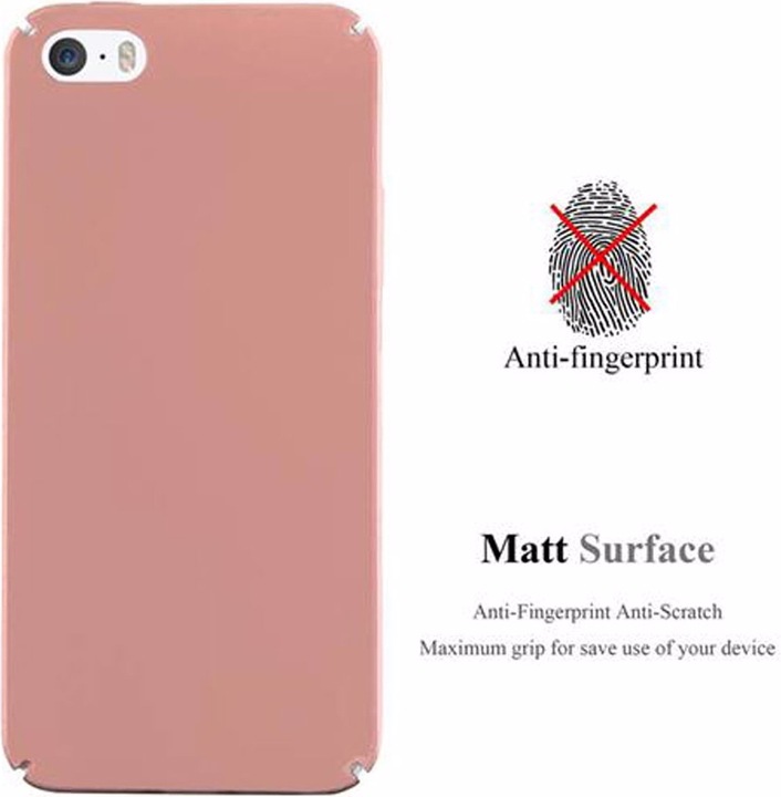 Produktbild Cadorabo Hard Cover Matt Metall Cover (Apple iPhone 5)