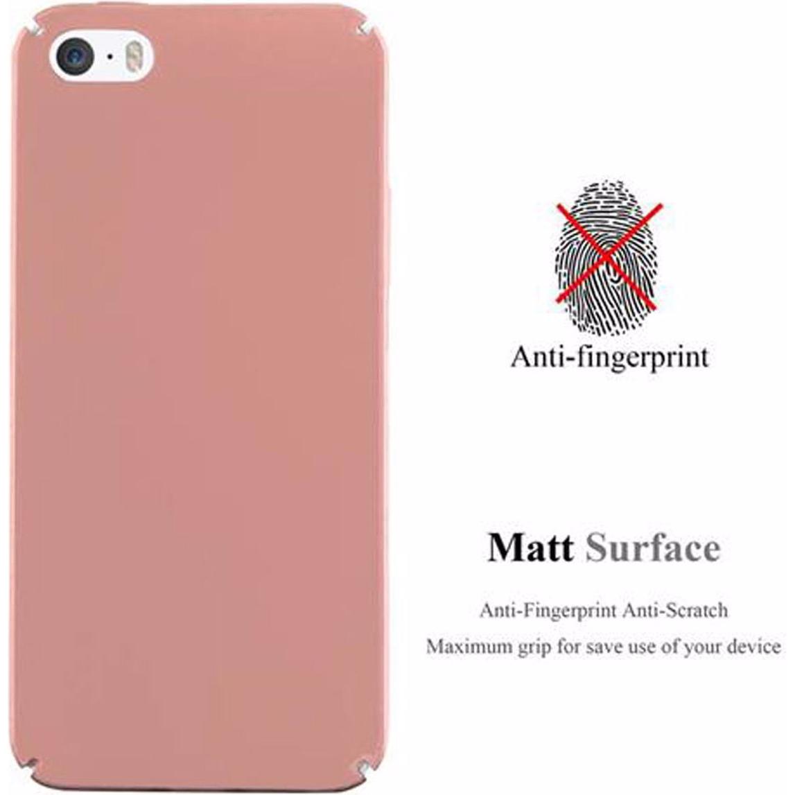 Thumbnail - Cadorabo Hard Cover Matt Metall Cover (Apple iPhone 5), Smartphone Hülle, Rosa