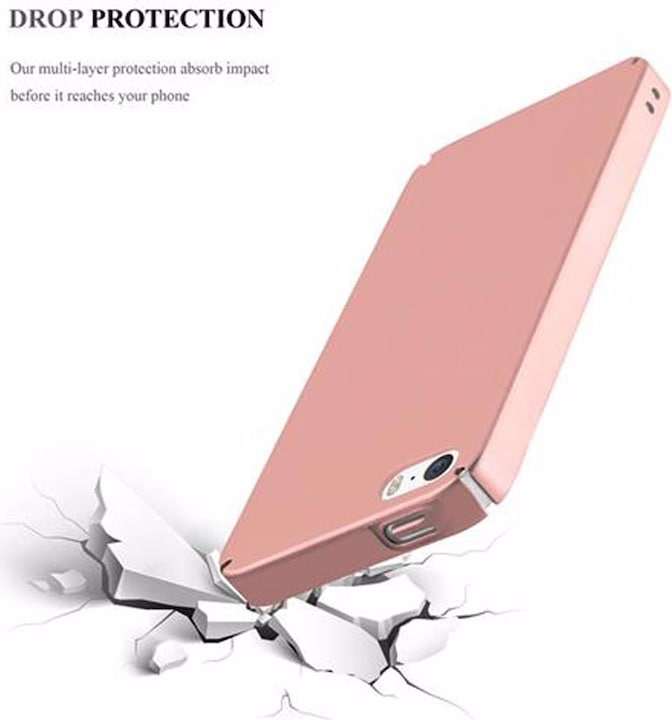 Produktbild Cadorabo Hard Cover Matt Metall Cover (Apple iPhone 5)