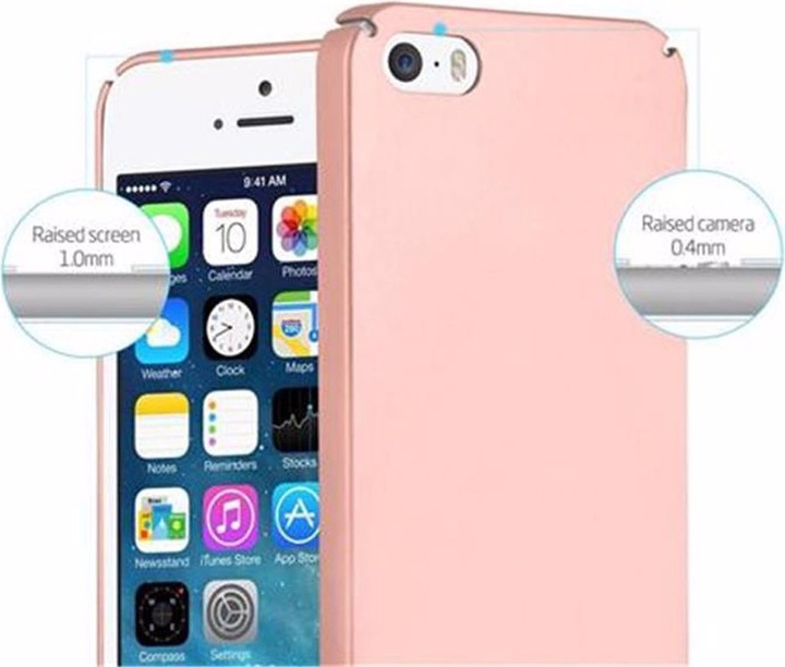 Produktbild Cadorabo Hard Cover Matt Metall Cover (Apple iPhone 5)