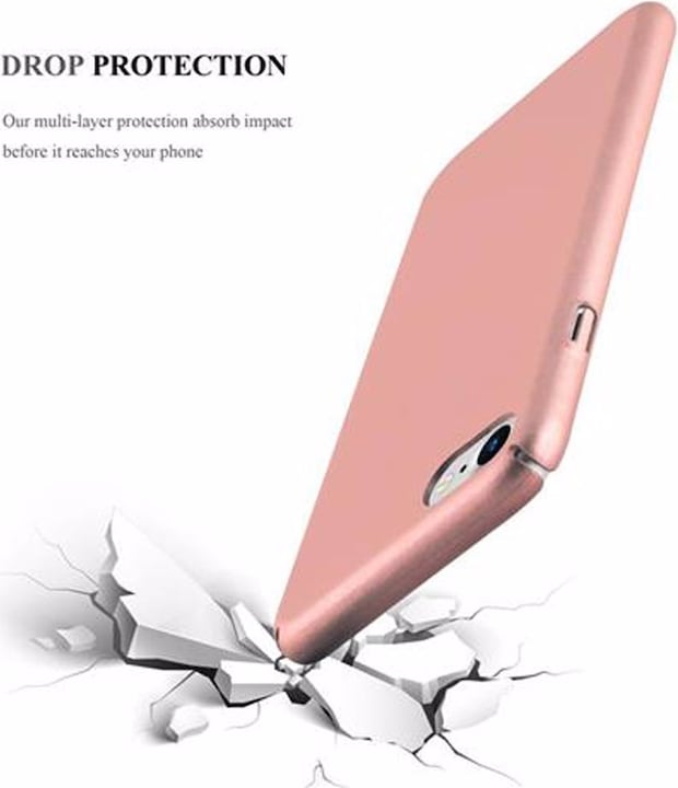 Actual product image Cadorabo Hard Cover Matt Metal Cover (Apple iPhone 7, Apple iPhone SE (2nd Gen))