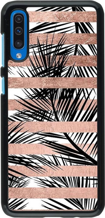 Produktbild PhoneLook Hülle Palm trees gold stripes (Samsung Galaxy A50)