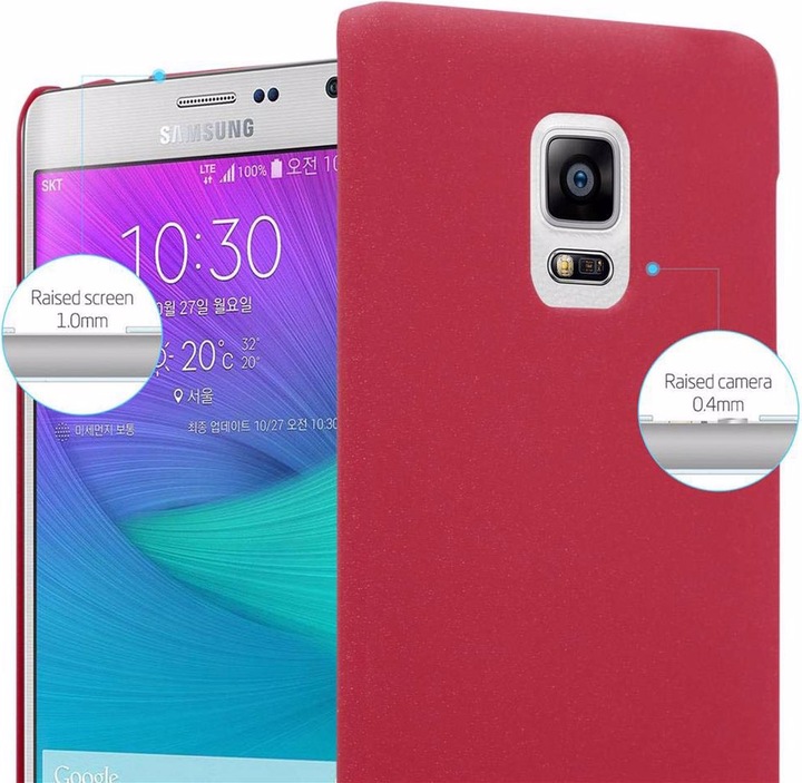 Actual product image Cadorabo Hard Cover Frosty Cover (Samsung Galaxy Note Edge)