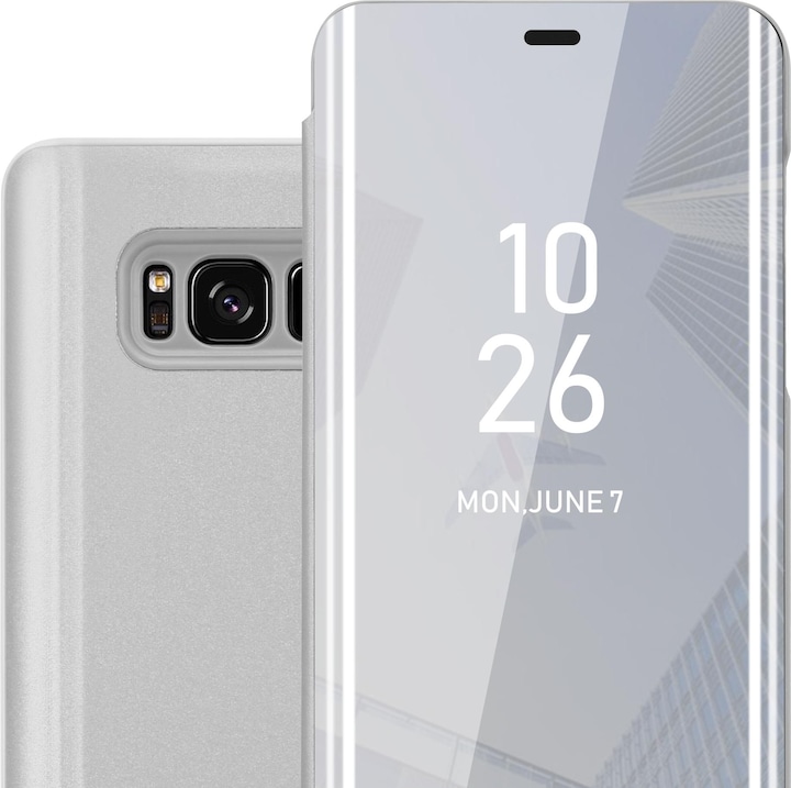 Immagine prodotto Cadorabo Copertina per specchietto retrovisore Smart View a libro (Samsung Galaxy S8)