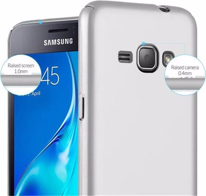 Actual product image Cadorabo Hard Cover Matt Metal Cover (Samsung Galaxy J1 (2016))
