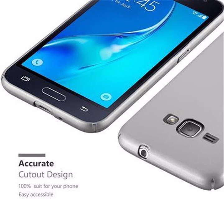 Actual product image Cadorabo Hard Cover Matt Metal Cover (Samsung Galaxy J1 (2016))