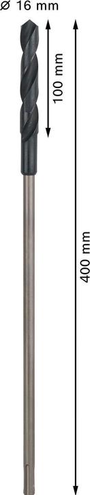 Actual product image Bosch Professional Zubehör PRO Wood HSS installation drill bit, 16 x 100 x 400 mm (16 mm)