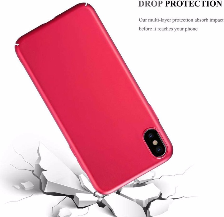 Produktbild Cadorabo Hard Cover Matt Metall Cover (Apple iPhone XS Max)