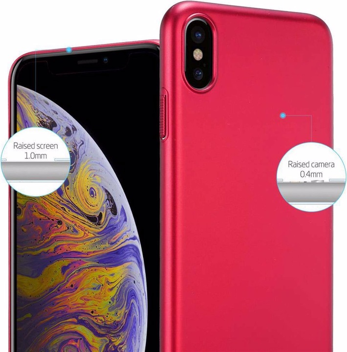 Produktbild Cadorabo Hard Cover Matt Metall Cover (Apple iPhone XS Max)