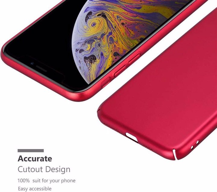 Produktbild Cadorabo Hard Cover Matt Metall Cover (Apple iPhone XS Max)