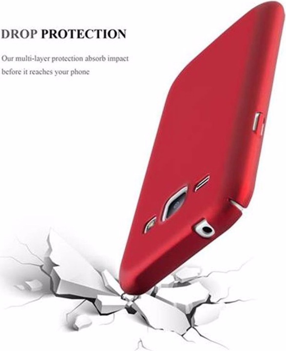 Produktbild Cadorabo Hard Cover Matt Metall Cover (Samsung Galaxy J1)