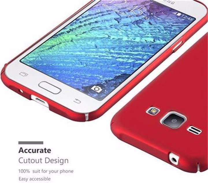 Produktbild Cadorabo Hard Cover Matt Metall Cover (Samsung Galaxy J1)
