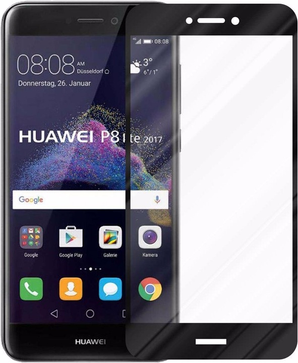 Produktbild Cadorabo Vollbild Displayschutzglas (1 Stück, Huawei P8 Lite (2017), Huawei P9 Lite (2017))