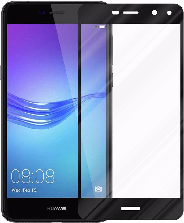 Produktbild Cadorabo Vollbild Displayschutzglas (1 Stück, Huawei Y6 (2017), Huawei Y5 (2017))