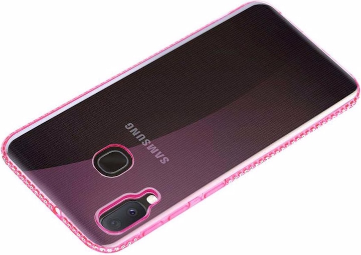 Produktbild Cadorabo TPU Ultra Slim Strass Cover (Samsung Galaxy A20e)