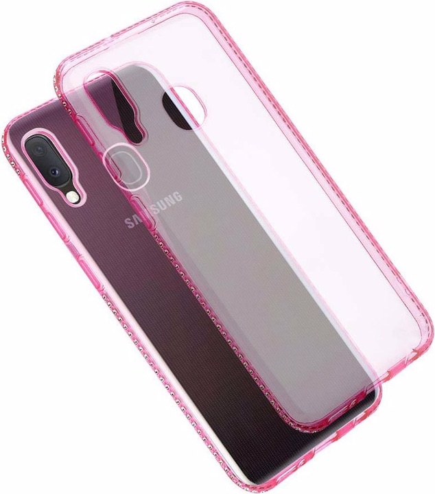 Produktbild Cadorabo TPU Ultra Slim Strass Cover (Samsung Galaxy A20e)