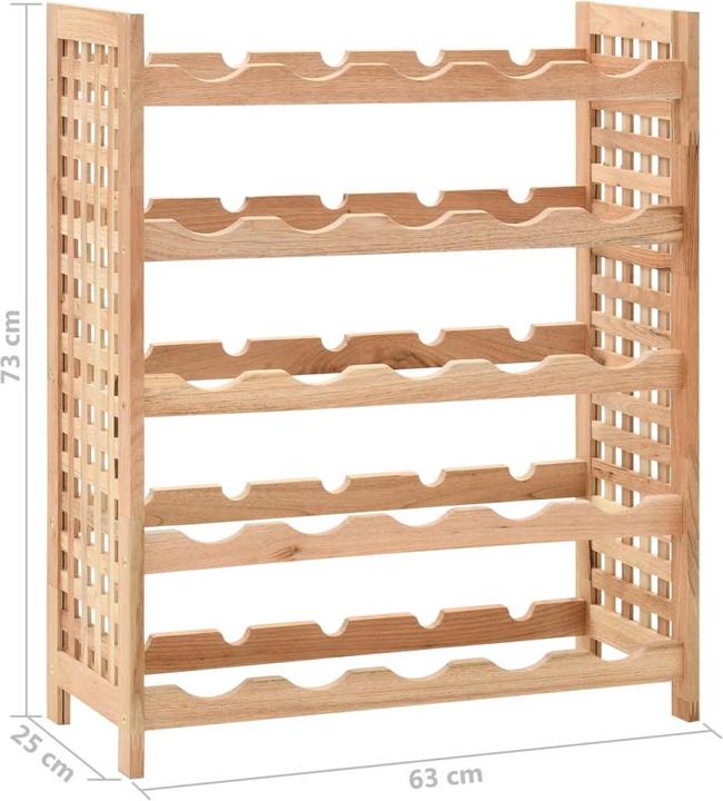 Immagine prodotto vidaXL Weinregal (25 bombole, 25 x 25 x 73 cm)