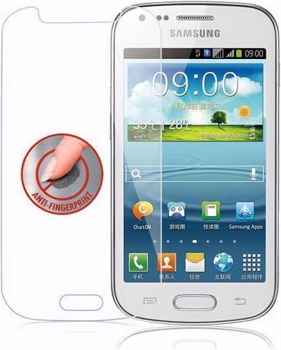 Actual product image Cadorabo Display protection glass (1 Piece, Samsung Galaxy Trend Duos)