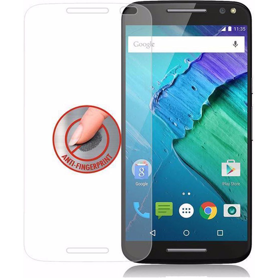 Cadorabo Displayschutzglas (1 Stück, Motorola Moto X Style), Smartphone Schutzfolie, Transparent