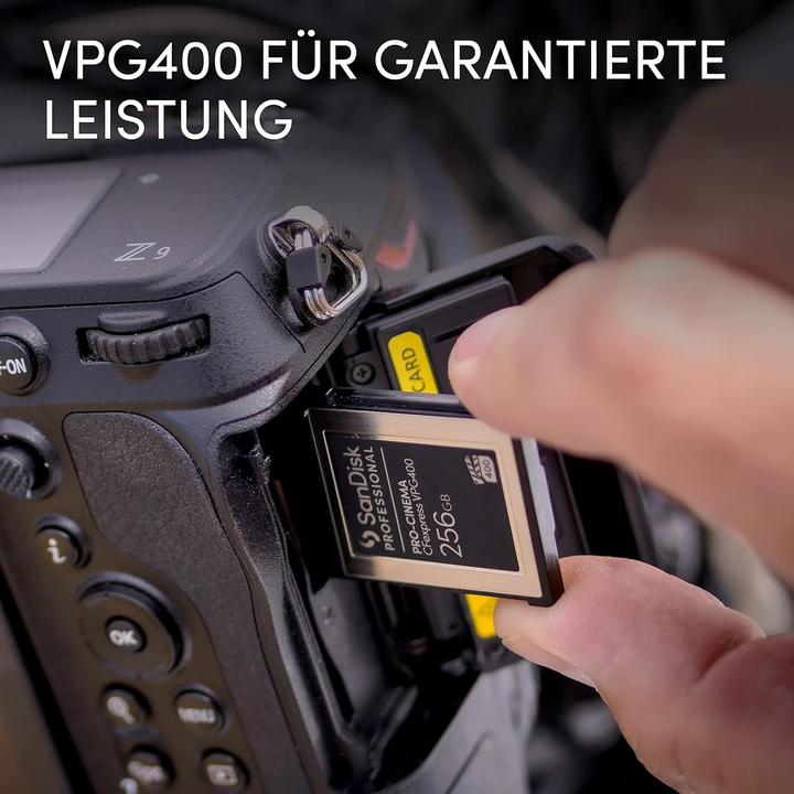 Produktbild SANDISK PRO-CINEMA CFexpress" VPG400 (256 GB, CFexpress Typ B)