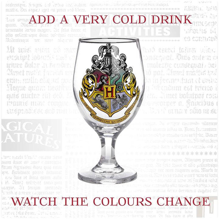 Actual product image Paladone Products Harry Potter Hogwarts color changing glass (0.40 l, 1 x)