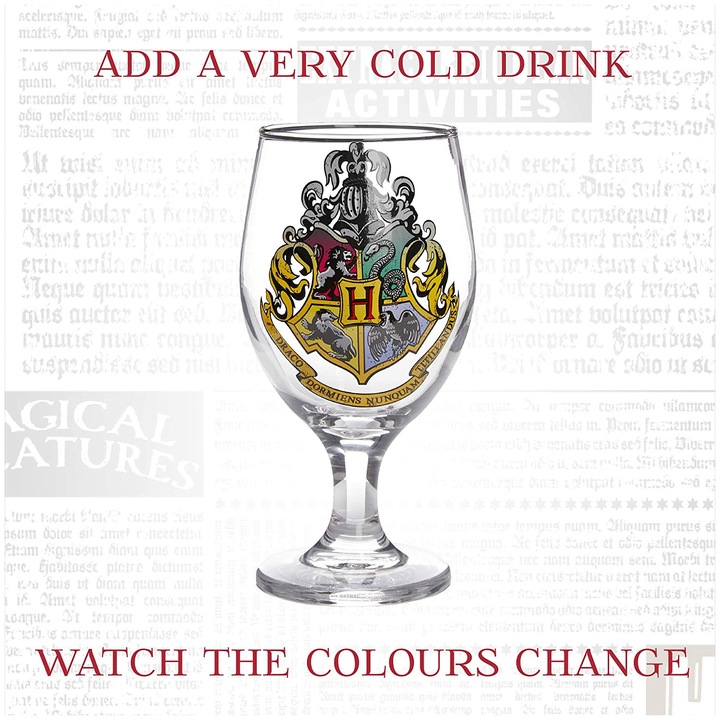 Actual product image Paladone Products Harry Potter Hogwarts color changing glass (0.40 l, 1 x)