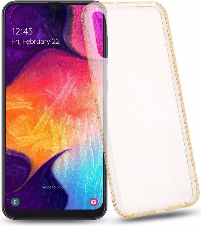 Produktbild Cadorabo TPU Ultra Slim Strass Cover (Samsung Galaxy A50)