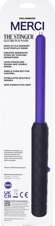 Actual product image Doc Johnson Merci The Stinger Electroplay Wand - Black