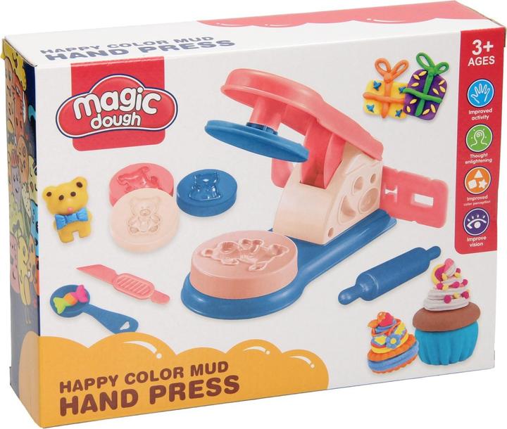 Actual product image Clay set 4 colours with clay press
