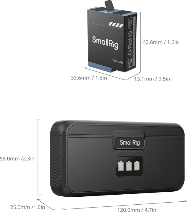 Produktbild SmallRig 4565 GoPro Camera Battery Kit