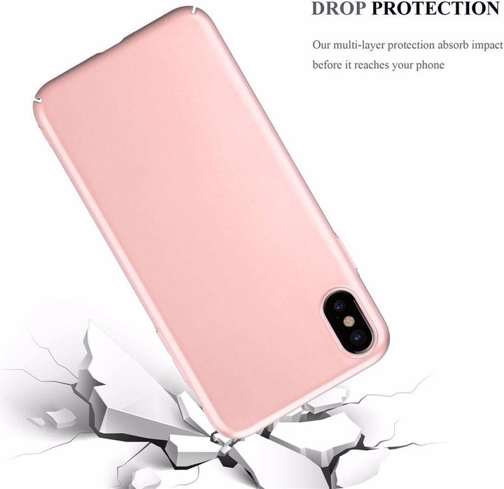 Produktbild Cadorabo Hard Cover Matt Metall Cover (Apple iPhone XS Max)