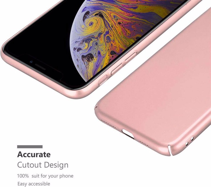 Produktbild Cadorabo Hard Cover Matt Metall Cover (Apple iPhone XS Max)