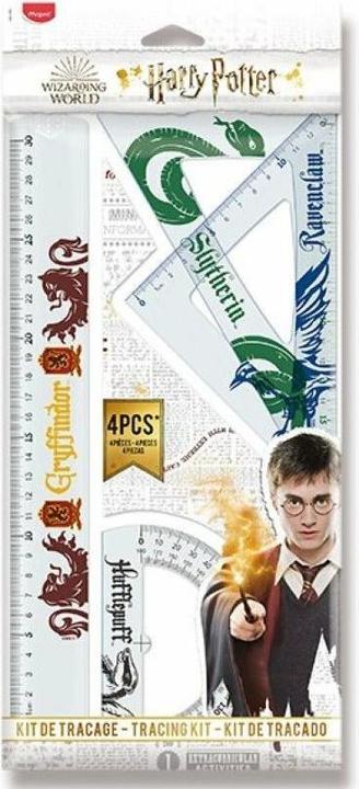 Actual product image Maped 4-piece Harry Potter drawing set (30 cm, Plastic)