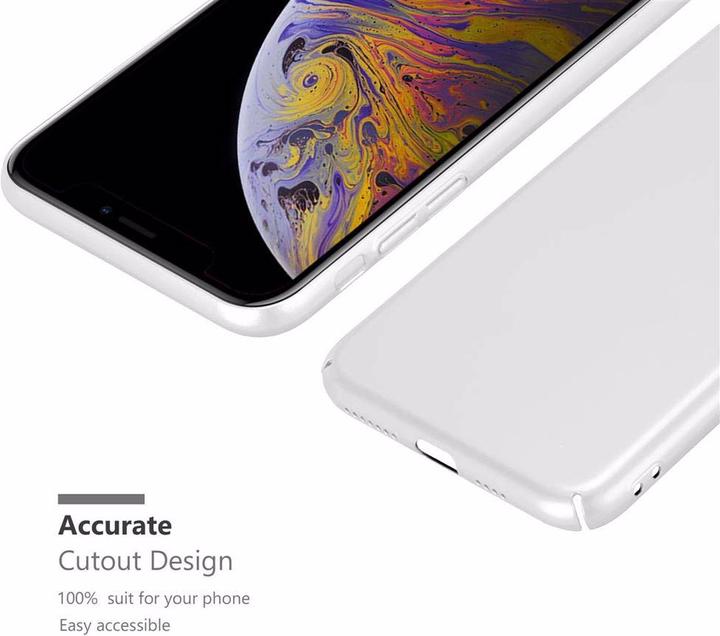 Actual product image Cadorabo Hard Cover Matt Metal Cover (Apple iPhone XS Max)