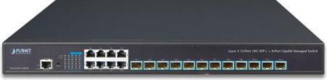 Immagine prodotto Planet XGS-6350-12X8TR Switch di rete gestito L3 Gigabit Ethernet (10/100/1000) 1U (20 Porti)